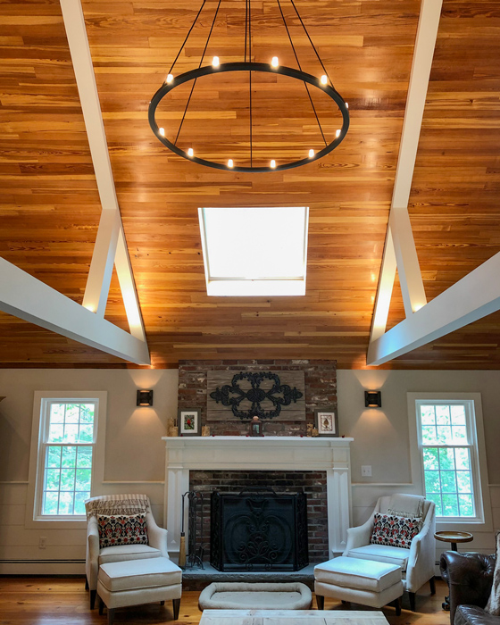 Reclaimed Heart Pine Ceiling Paneling Reclaimed Heart Pine Ceiling Paneling