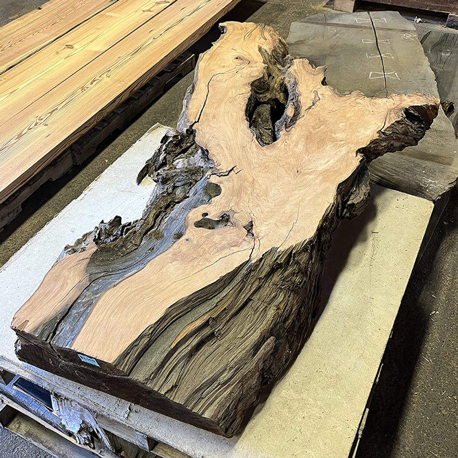 Salvaged Redwood Base Number 1003 Salvaged Redwood Base Number 1003