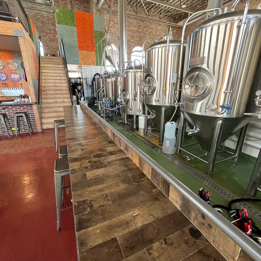 Salvaged Factory Maple Flooring Restaurant Counter Salvaged Factory Maple Flooring Restaurant Counter