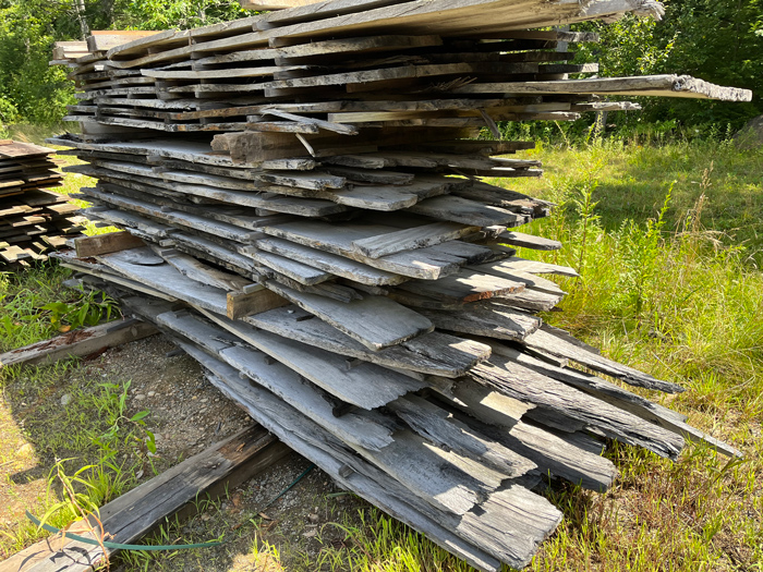 Salvaged Live Oak Roughsawn Boards