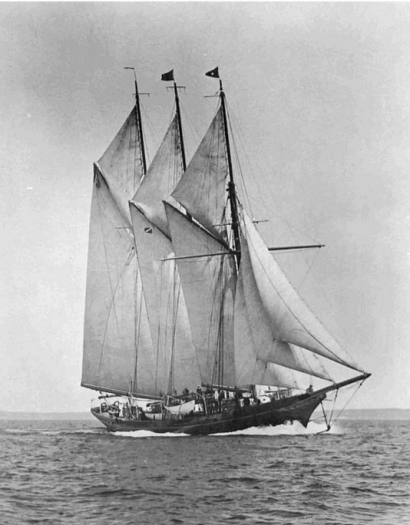The Schooner Yacht Guinevere