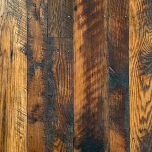 Reclaimed Skip-Planed Oak Flooring
