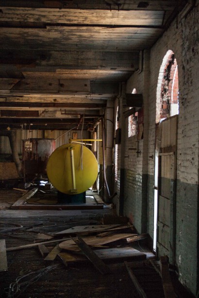 Texon Mill Building in South Hadley Massachusetts Undergoing Demolition
