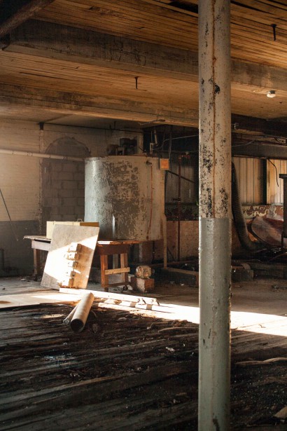 Texon Mill Building in South Hadley Massachusetts Undergoing Demolition