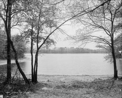 Thoreau's Cove on Walden Pond, 1908 Concord, MA
