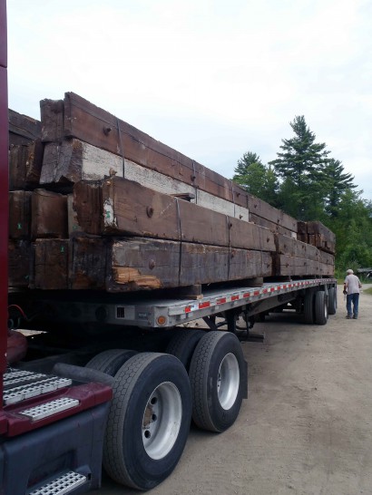 Trucking Reclaimed Heart Pine